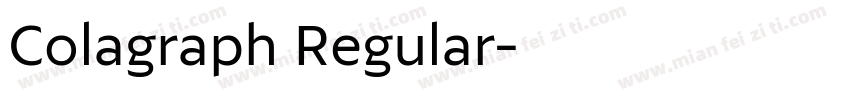 Colagraph Regular字体转换